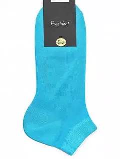 Тонкие носки на узкой резинке голубого цвета President 213c5